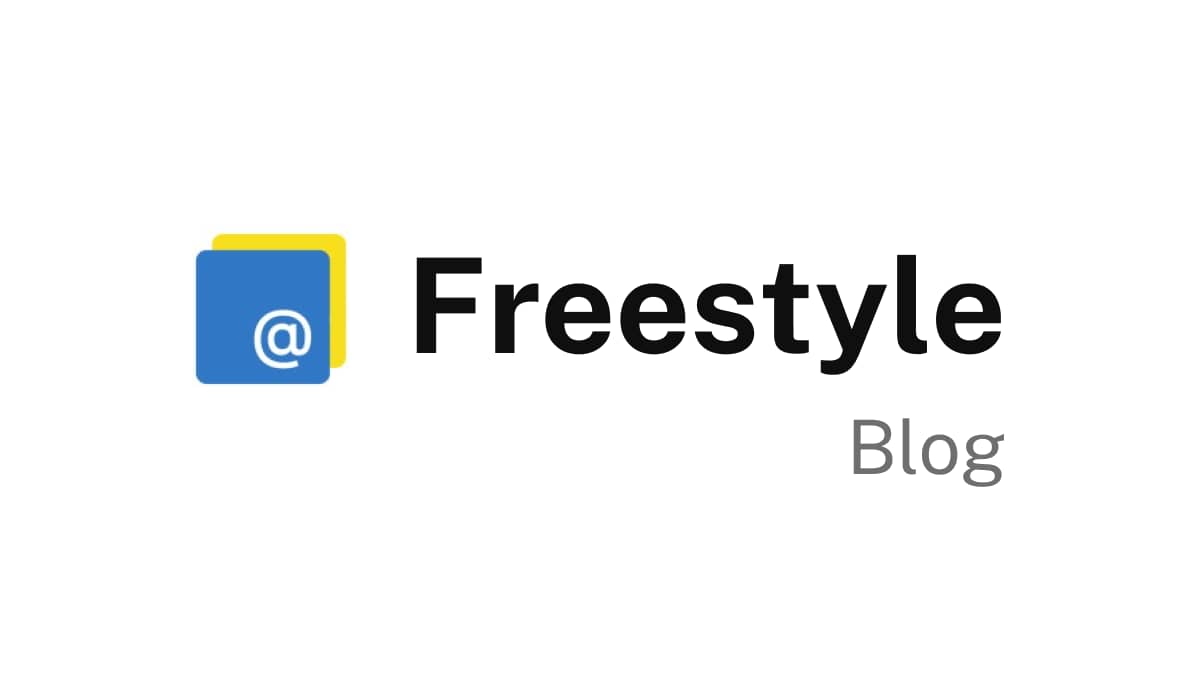 Freestyle blog homepage header image